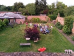 community dinner in the garden